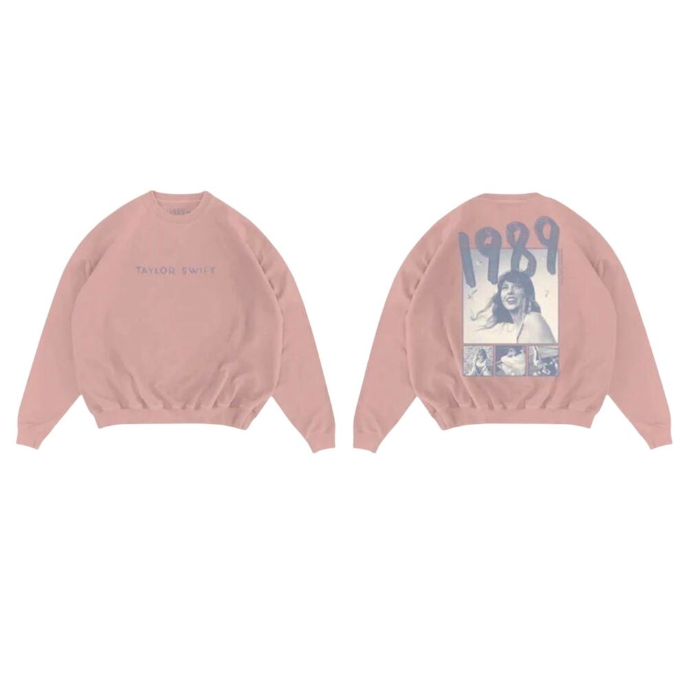 TAYLOR SWIFT 1989 (Taylor’s Version) Pink Crewneck Size 2X New Without Tag SOO - Picture 3 of 7